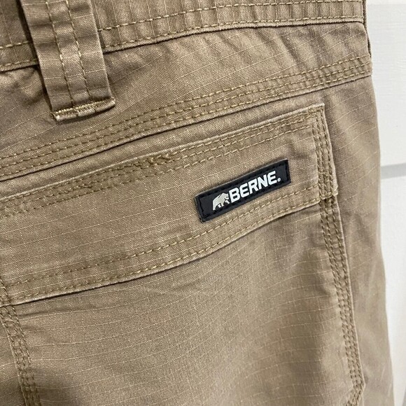 Berne Apparel Flex Ripstop Cargo Work Shorts - Picture 5 of 6